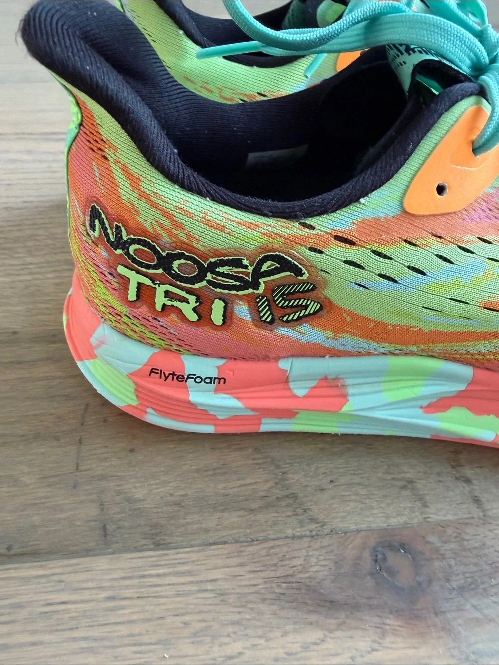 ASICS Noosa Tri 15 Womens Running Shoes 8.5 Multi Color FlyteFoam - Picture 2 of 9